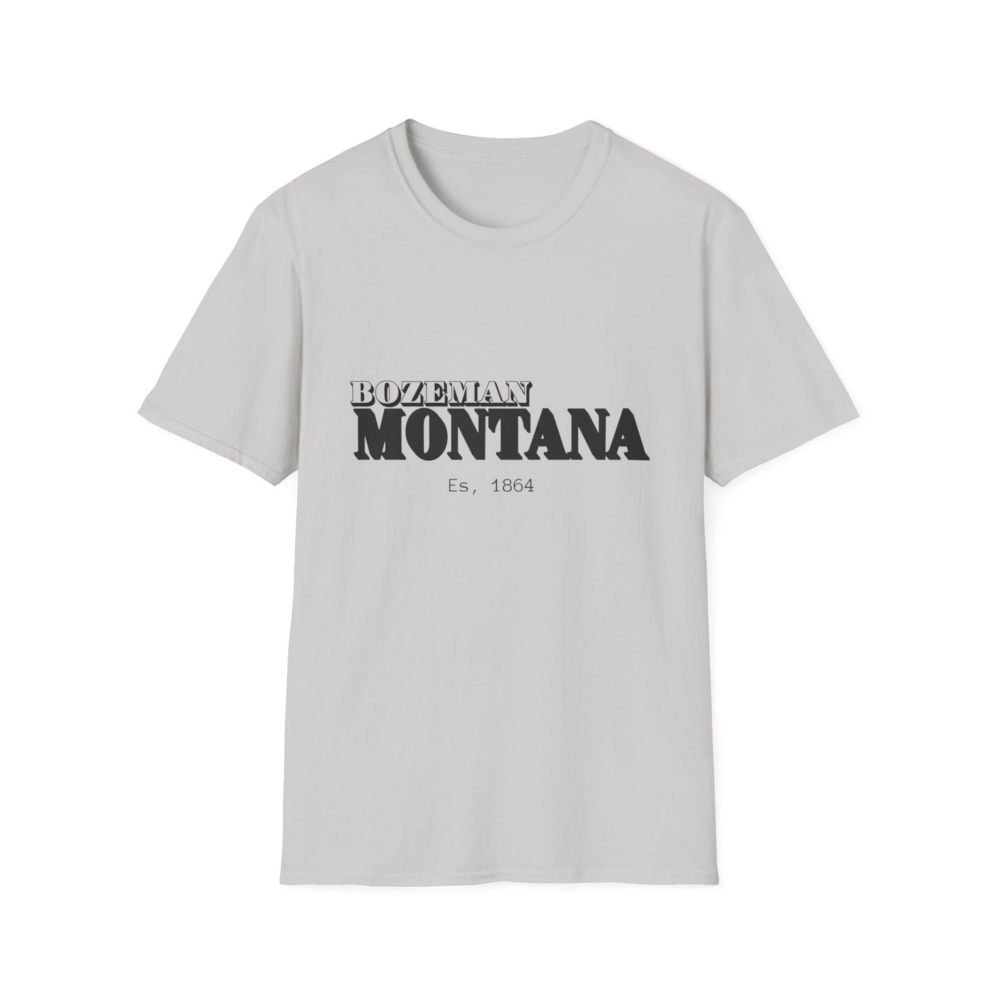 Bozeman Montana Unisex Softstyle T-Shirt - Casual Vintage Vibe