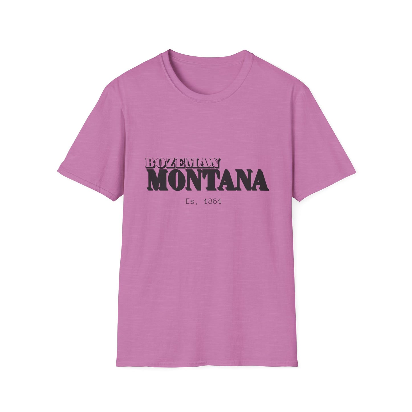 Bozeman Montana Unisex Softstyle T-Shirt - Casual Vintage Vibe