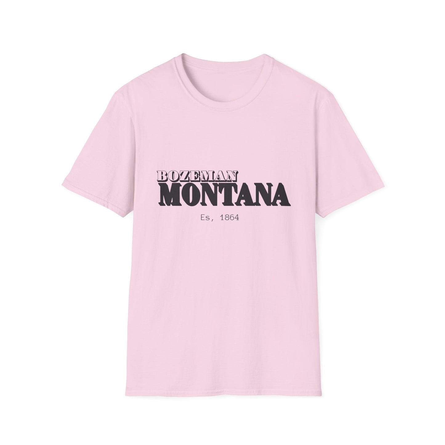 Bozeman Montana Unisex Softstyle T-Shirt - Casual Vintage Vibe